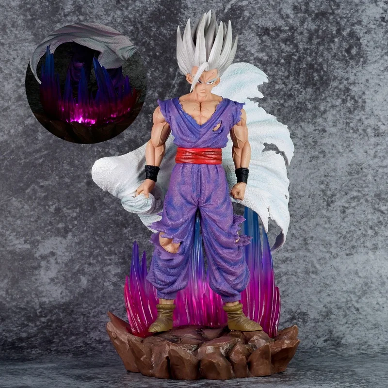 Dragon Ball Gk Peripheral White God Sun Wufan Cloak Edition With Luminous Doll Decoration Box Set Handmade Model Holiday Gift To