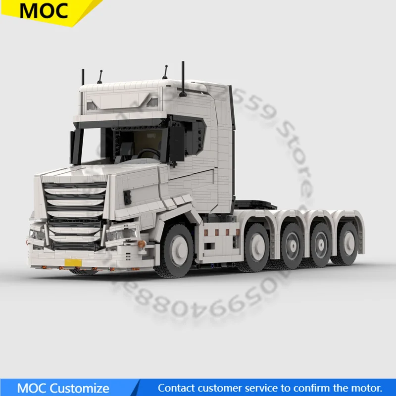 3586 ELEMENTÓW Speed Hypercar torpeda 10x4 ciągnik MOC Personalizowany Modułowy Zestaw Klocków Prosty Popularny Klock DIY Zabawka do Składania Prezent