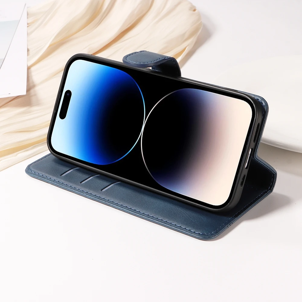 Magnetische Flip-Lederhülle für Xiaomi Redmi 15 15C 14C 13 13C 12 A5 4G 5G Poco C85 169 171 173 Premium Brieftasche mit Kartenfach – Detail 6