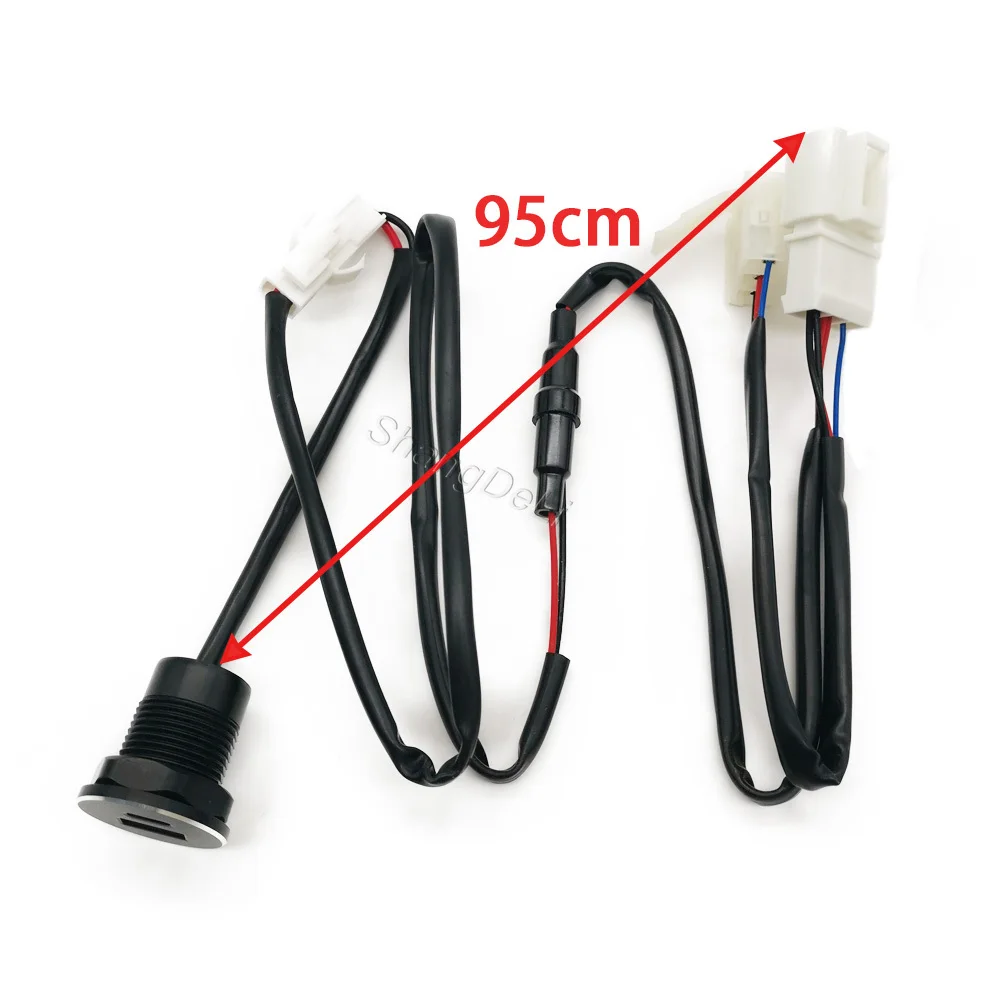 1PC Car Dual USB Outlet Charger Socket Cigarette Lighter PD Type C QC3.0 USB Port Fit for Sagitar Golf Passat Car Accessories - view 3