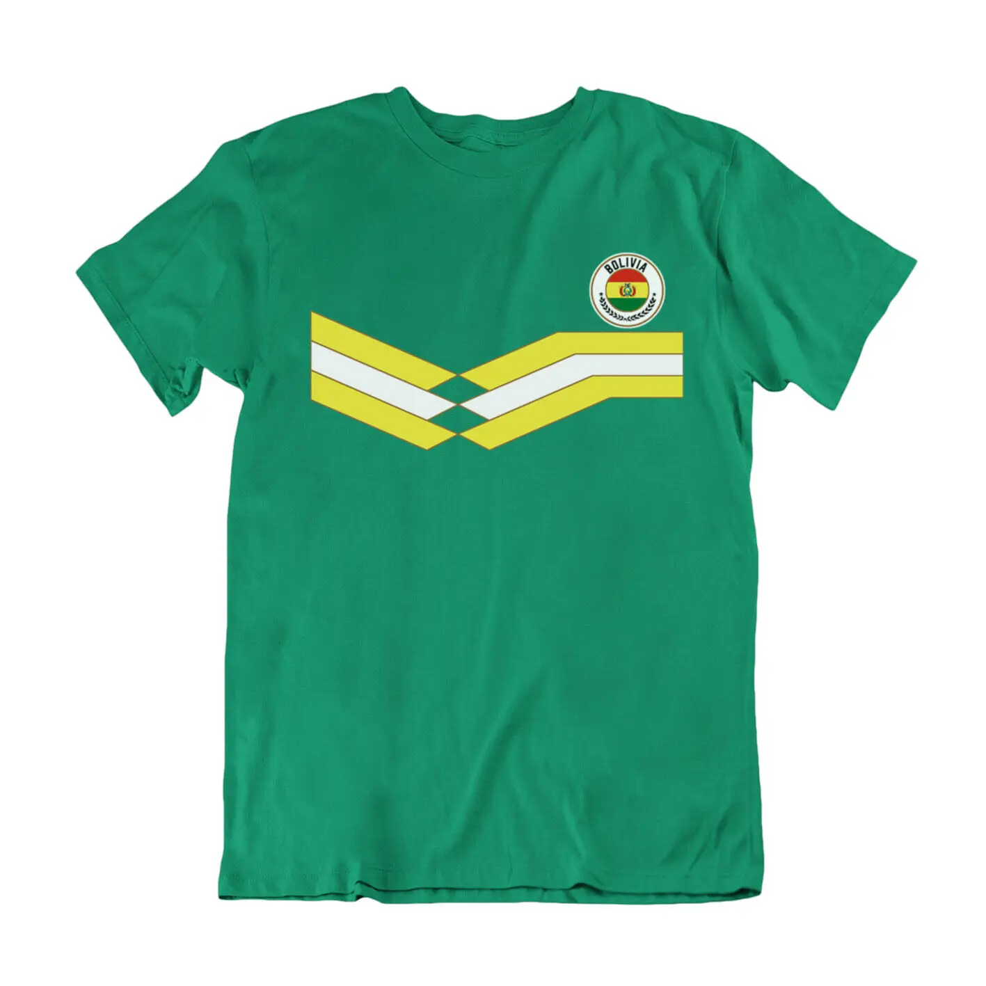 Мужская футболка в ретро-стиле с флагом Боливии Copa Amera 2024