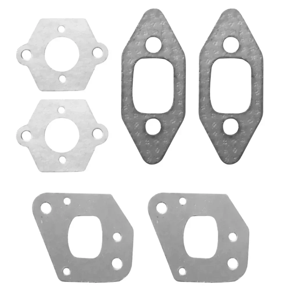 

Chainsaw Intake Manifold Carburetor Muffler Gasket Kit Long Lasting Gray Iron Material Compatible With For P350 350 351