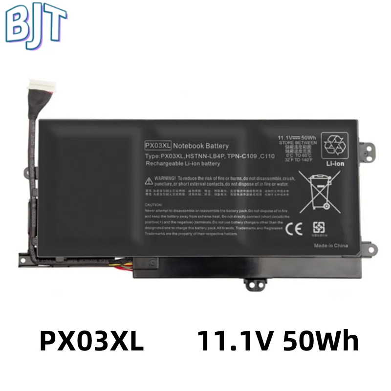 

New PX03XL Laptop Battery For HP Envy 14 Touchsmart M6-K 14-K 715050-001 714762-421 HSTNN-IB4P HSTNN-LB4P HSTNN-DB4P TPN-C109