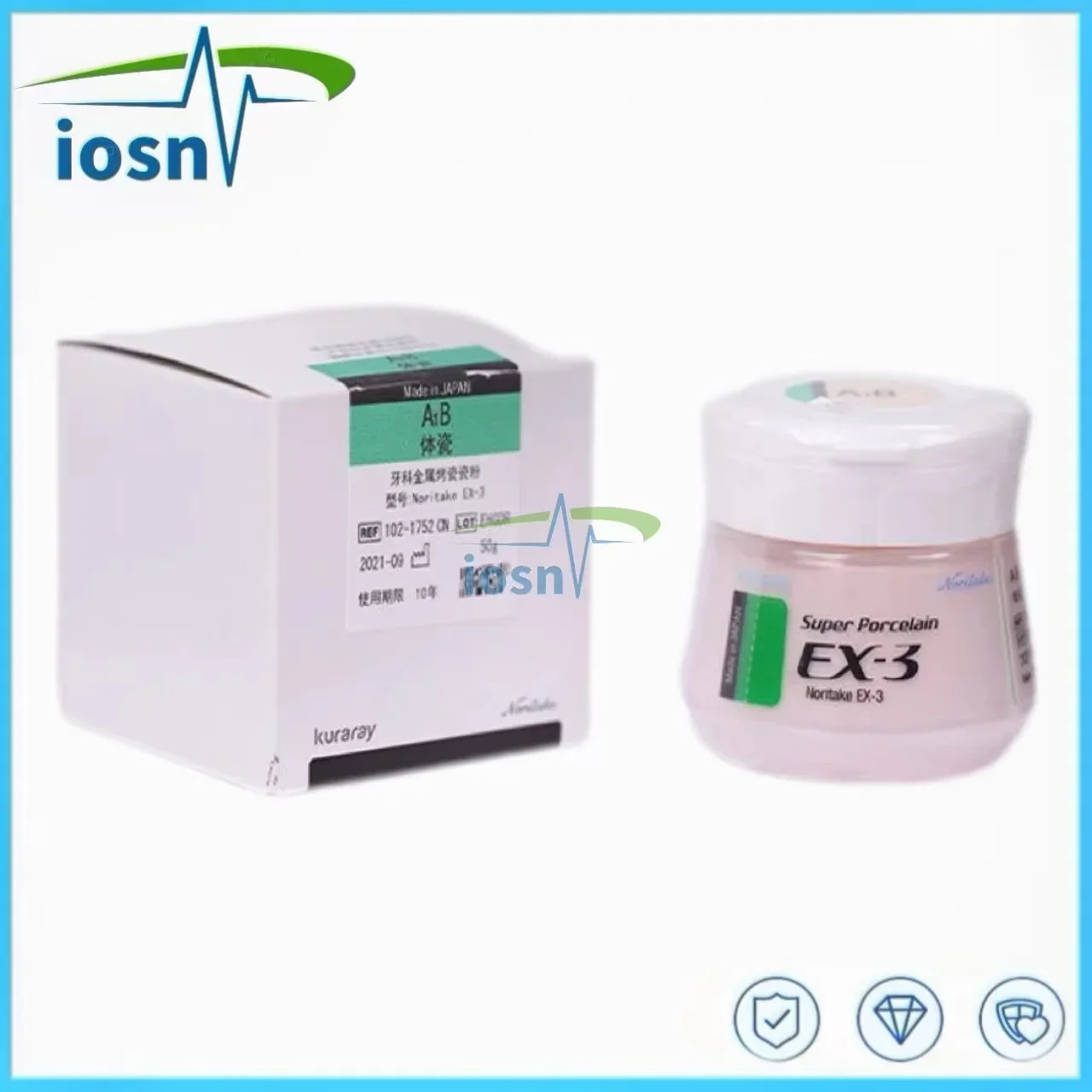 Dental50g porcelain powder metal super porcelain powder Lab Materials Noritake EX3 Paste Opaque  Dental Metal Porcelain Powder