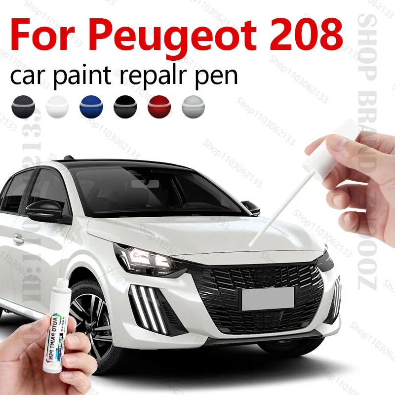 

Для Peugeot 208 2012-2025 B21 P21 ручка для ремонта краски, средство для удаления царапин, автоаксессуары «сделай сам», черный, белый, синий, серый, желтый