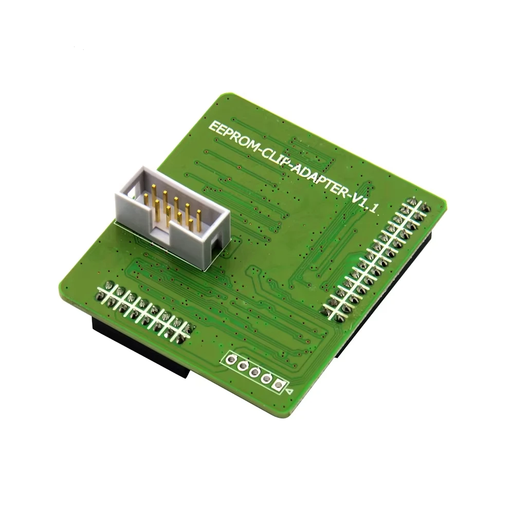 Adaptor Klip EEPROM untuk Programmer VVDI PROG XDPG12 Tanpa Solder, Bebas Pembongkaran, Set Klip Chip SOP8 DIP8 untuk Pemrograman Chip