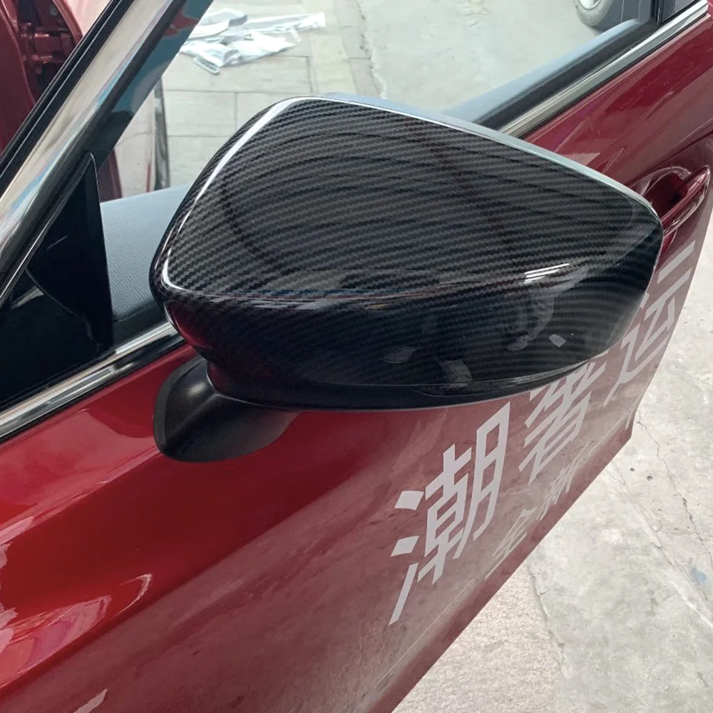 

Accessories For 2013-2023 Mazda6 Atenza Side View Wing Mirror Cover Trim Carbon Fiber Look