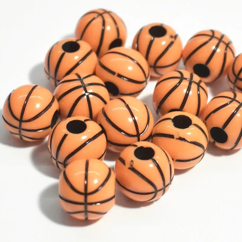 Ensemble de perles de basket-ball pour enfants, bracelets de baseball, accessoires de bijoux de tennis, jouets de bricolage pour filles et garçons