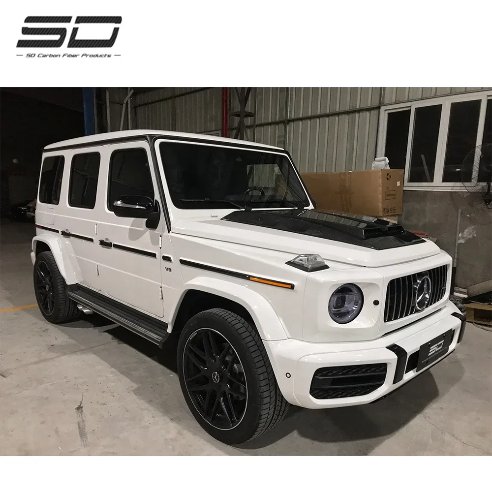 B-type Dry Carbon Fiber G Class W464/ w463  Bonnet Engine Hood Cover For Mercedes G class G63