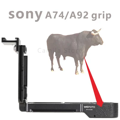 

2019 new A7M4 a74 Quick Release L Plate/Bracket Holder hand Grip for Sony Alpha 7R4 IV ILCE-7RM4 A7R4 A9II A92 Arca-Swiss RRS