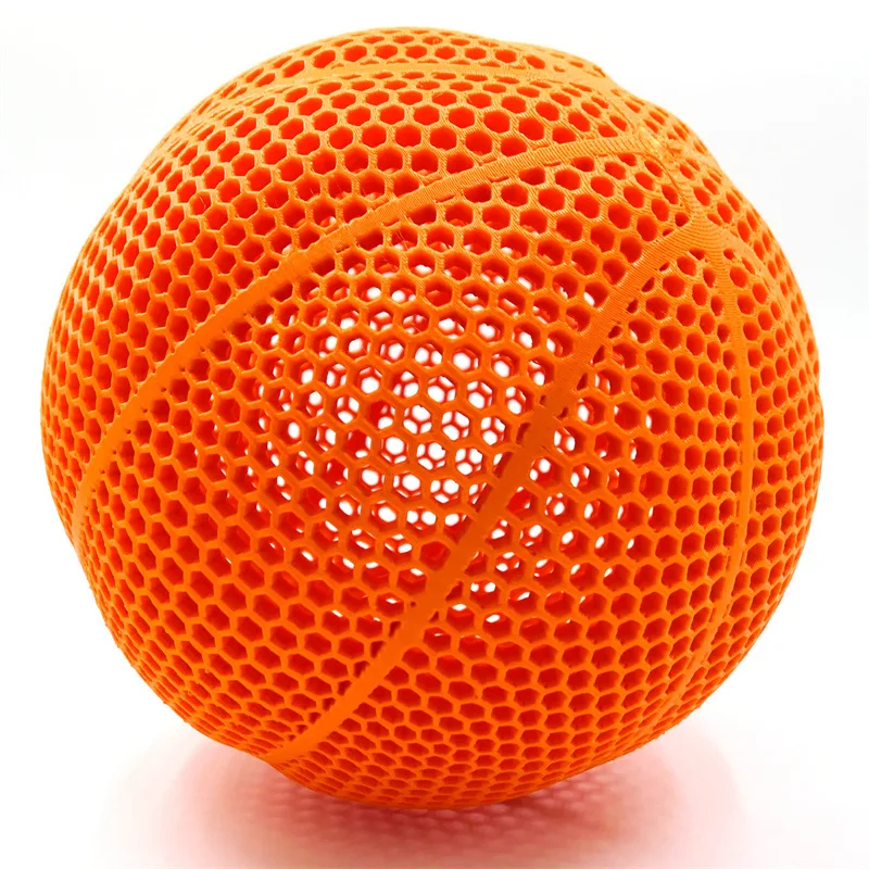 3D Printed High Stretch Skeleton Basketball Anti Blowout Basketball Adult Sports Basketball Ball Student