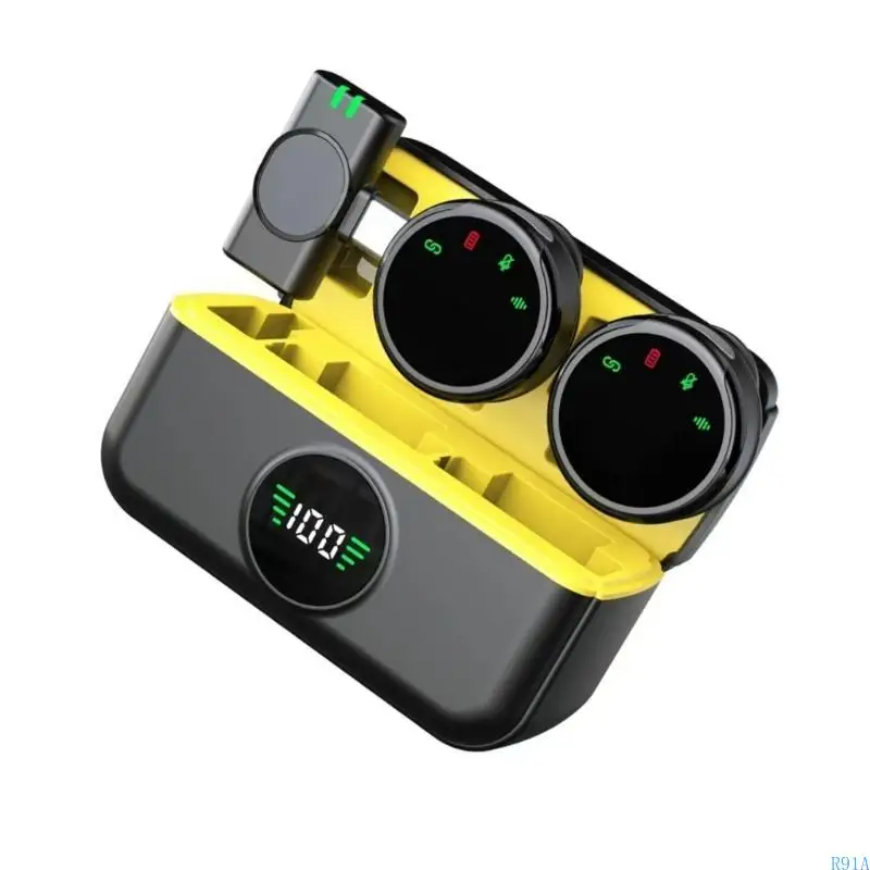 R91A магнитный беспроводной микрофон лавальер микрофон для лавальер