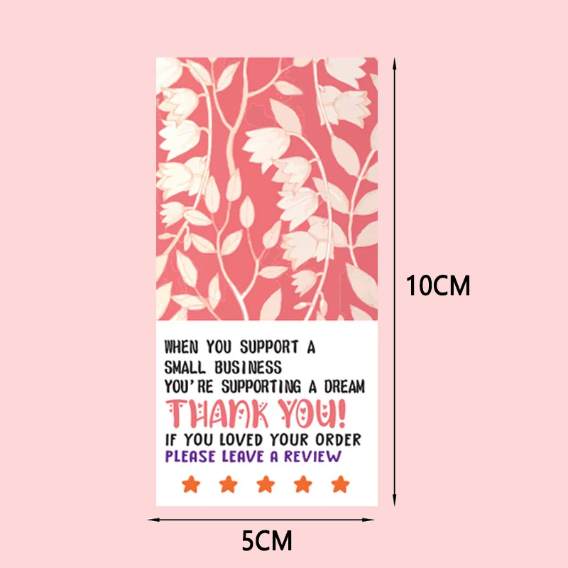 20-50 قطعة زهرة شكرا لك ملصقات ملونة Vintage ملصق للشركات الصغيرة السلع هدية صندوق التعبئة والتغليف ديكور الأختام تسميات