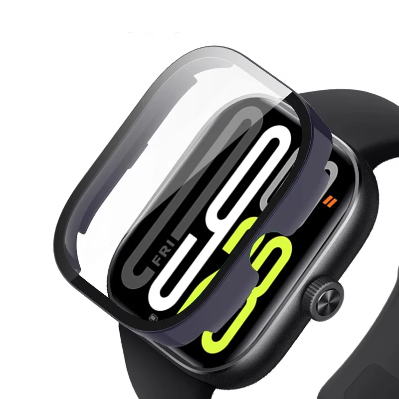 

Чехол для Redmi Watch 5 Active 5 lite, аксессуары, Защитная пленка для экрана, закаленное стекло, бампер для ПК, защитный чехол для Redmi Watch 4, чехлы