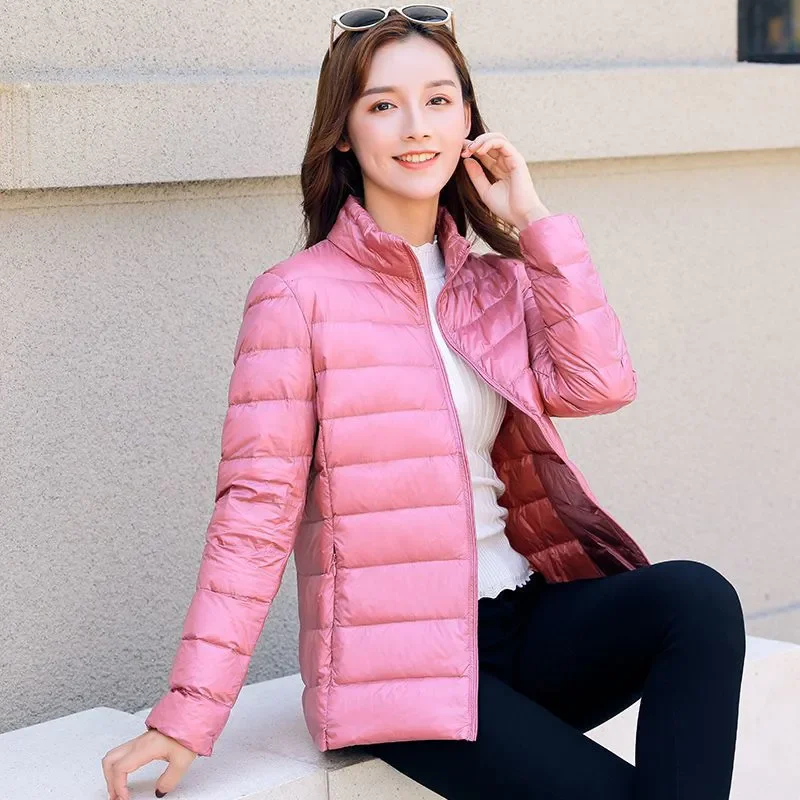 Women Cotton Padded Jacket Ultralight Coat 2024 New Women's Parkas lady Winter Thickened Slim Warm Jackets Female Parka