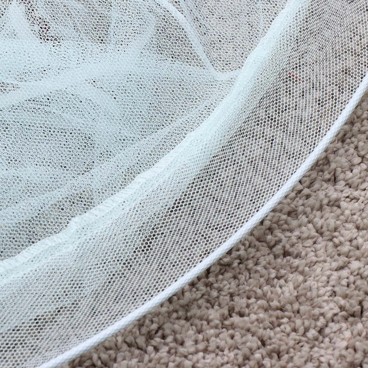 المظلة قبة الطفل الفراش لصافي سرير الطفل روضة سرير خفيفة الوزن شبكة الفراش السرير المعاوضة أكوا الأزرق #1