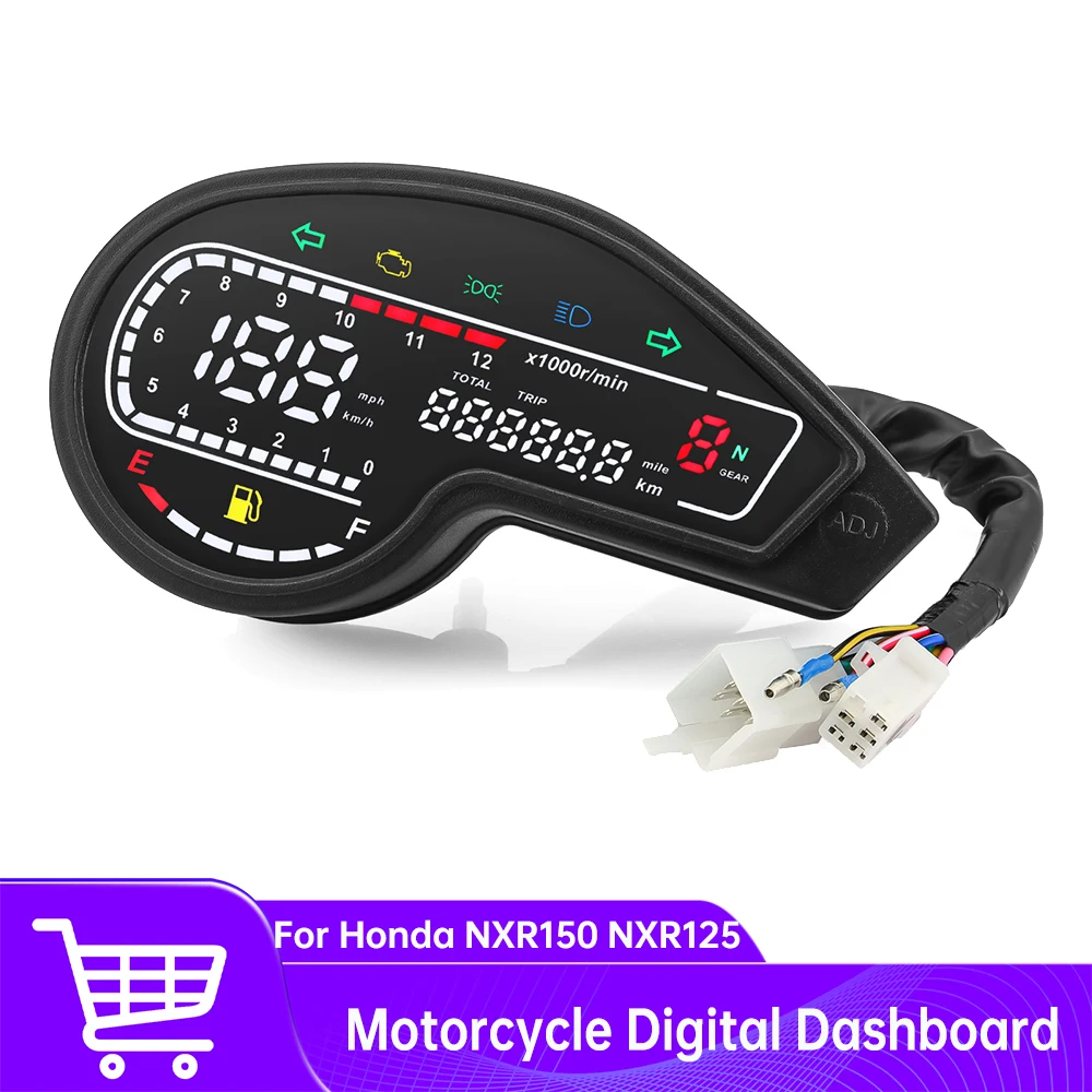 for Honda NXR150 NXR125 Bros 2003-2014 For DM200 XR190 Crossmax200 CRV Brazil Colombia Motorcycle Speedometer Dashboard