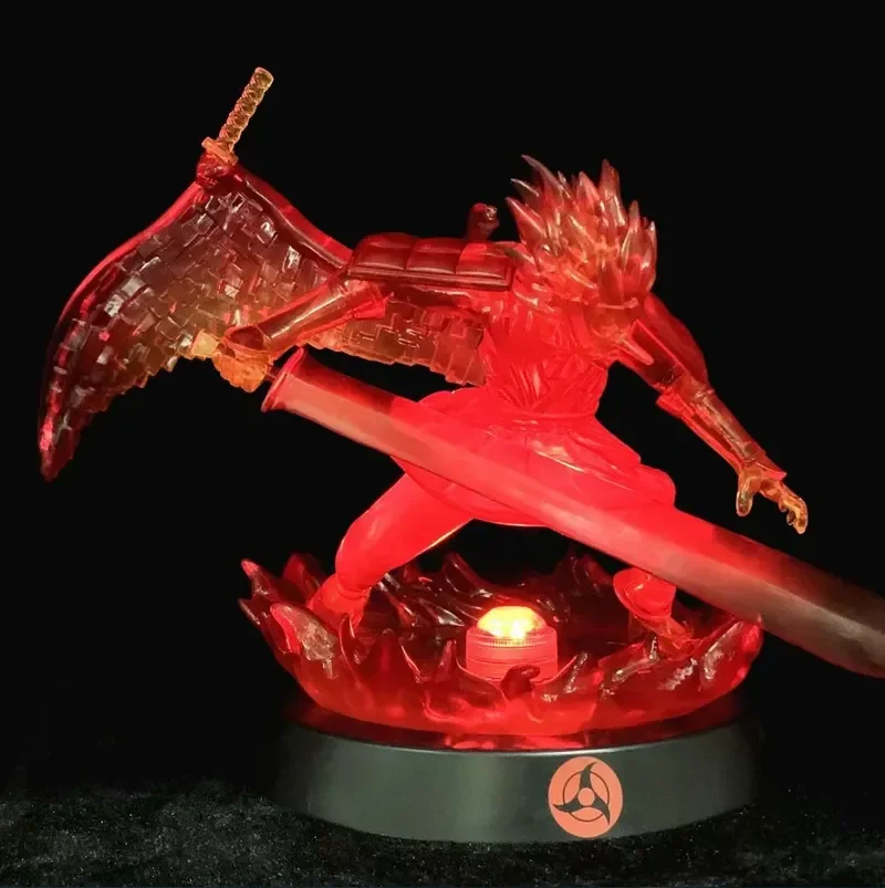 21 cm Naruto Susanoo GK Figur Cartoon Anime Statue Leuchtende Große Größe Schreibtisch Dekoration Modell Sammeln Ornamente Spielzeug Geschenke