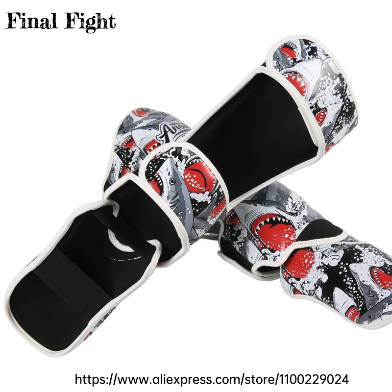 

Muay Thai Shin Guards Kickboxing MMA Leg Instep Protective Pads Martial Art Kicking Sparring Training Gear BJJ Boxing Taekwondo