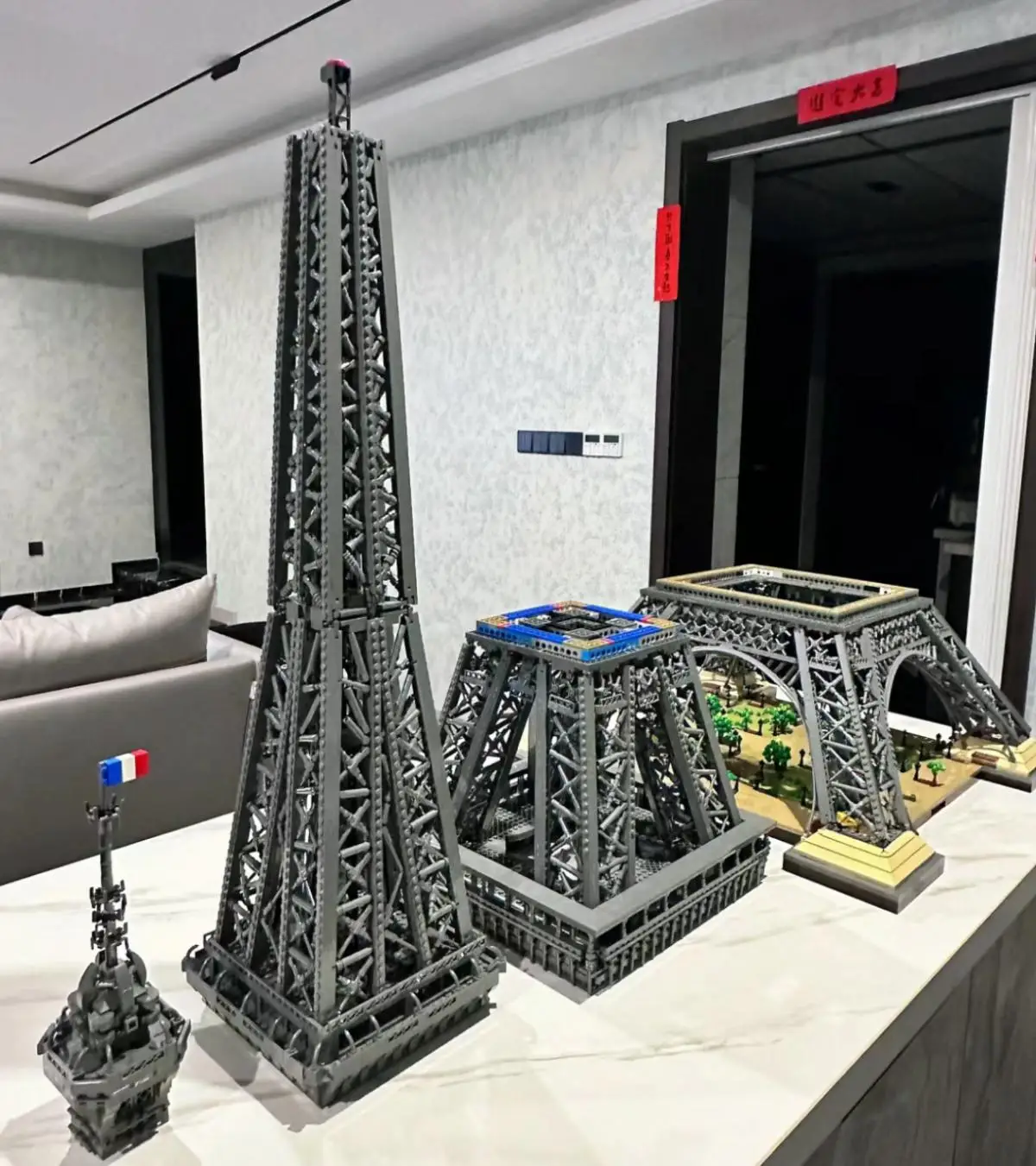 Bloques de construcción de la Torre Eiffel para niños, juguete de ladrillos para armar Torre Eiffel de París de 10001 M, Compatible con 1,5, ideal para regalo de cumpleaños, código 10307, Compatible con