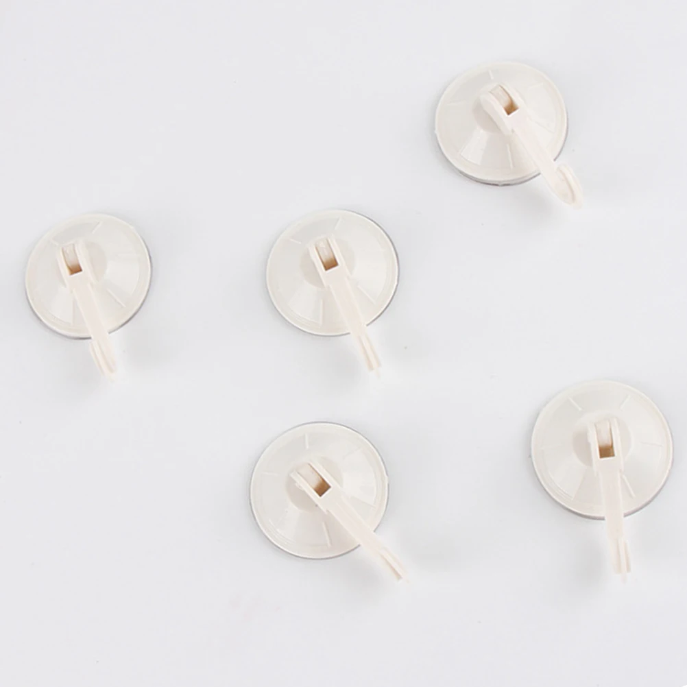

6pcs No Trace Hooks Heavy Duty Cup Hangers Strong ABS Multi Purpose Bathroom Kitchen Garage Storage for Clothing Bags