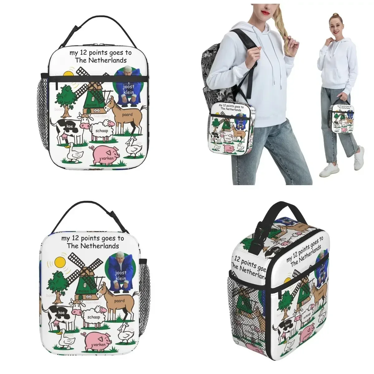 Insulated Lunch Bags Joost Klein Europapa Netherlands Accessories Storage Food Box Causal Cooler Thermal Bento Box For School