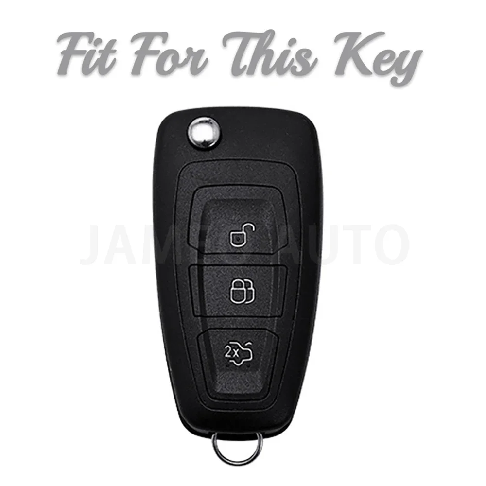 TPU Car Key Case Cover for Ford Focus 2 3 MK3 ST RS Custom C-Max S-Max Ecosport Kuga Escape Fiesta Mondeo Shell Fob Accessories