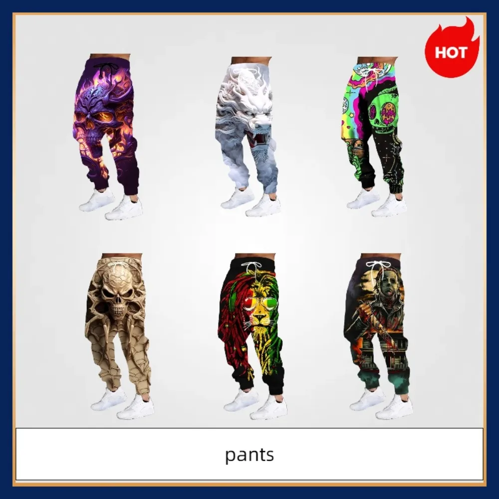 

2025 Autumn New European and American Men's Casual Pants - Sweatpants