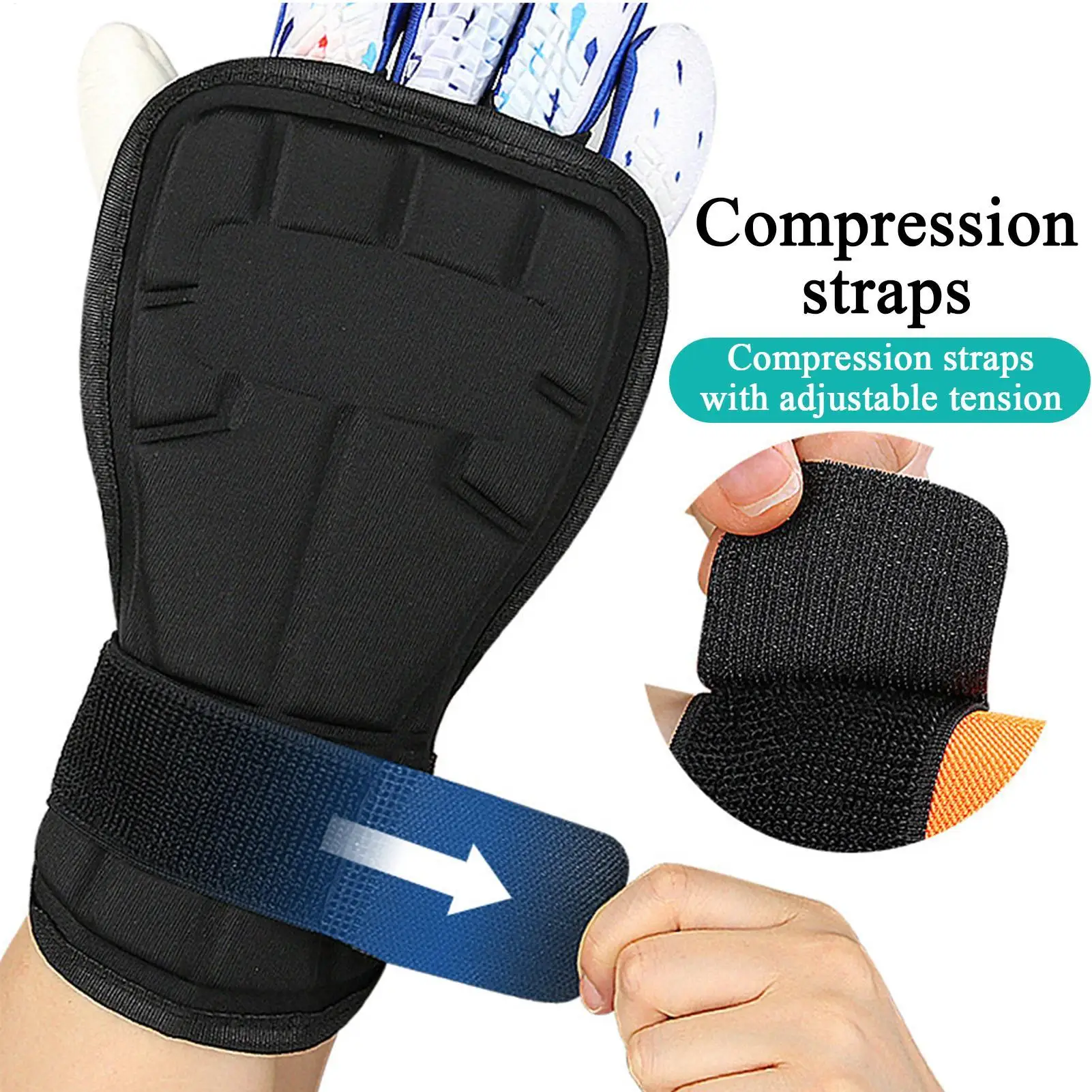 

Дышащие регулируемые футбольные наручники, амортизирующая защита для мужчин, спортивные тренировки и фитнес