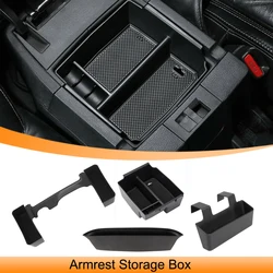 Car Armrest Box Gear Shift Storage Box Organizer for Jeep Wrangler JK 2011 2012 2013-2017 Stowing Tidying Interior Accessories