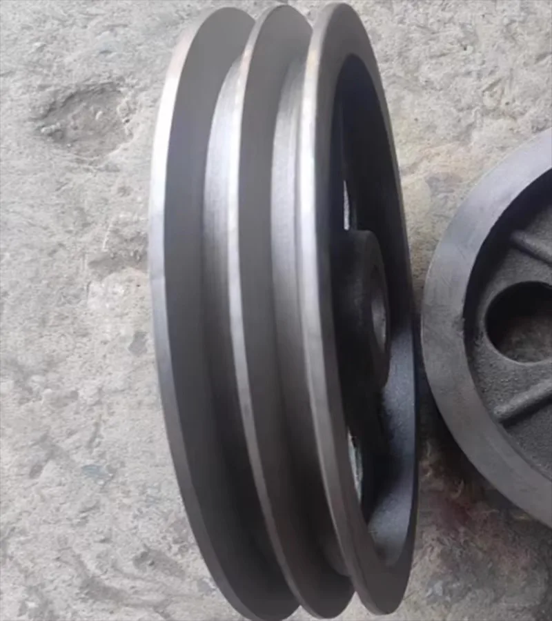 Diameter 280/300/320mm A2 Triangular Belt Wheel Type A Double Groove Outside Cast Iron Motor Belt Disk Motor Accessories