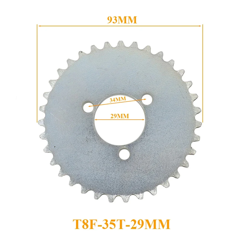 35 38 44 54 64 74 Tooth 44T 54T 64T 74T T8F 35MM Rear Sprocket Mini Moto ATV Quad Dirt Pit Pocket Bike Cross 47cc 49cc Parts