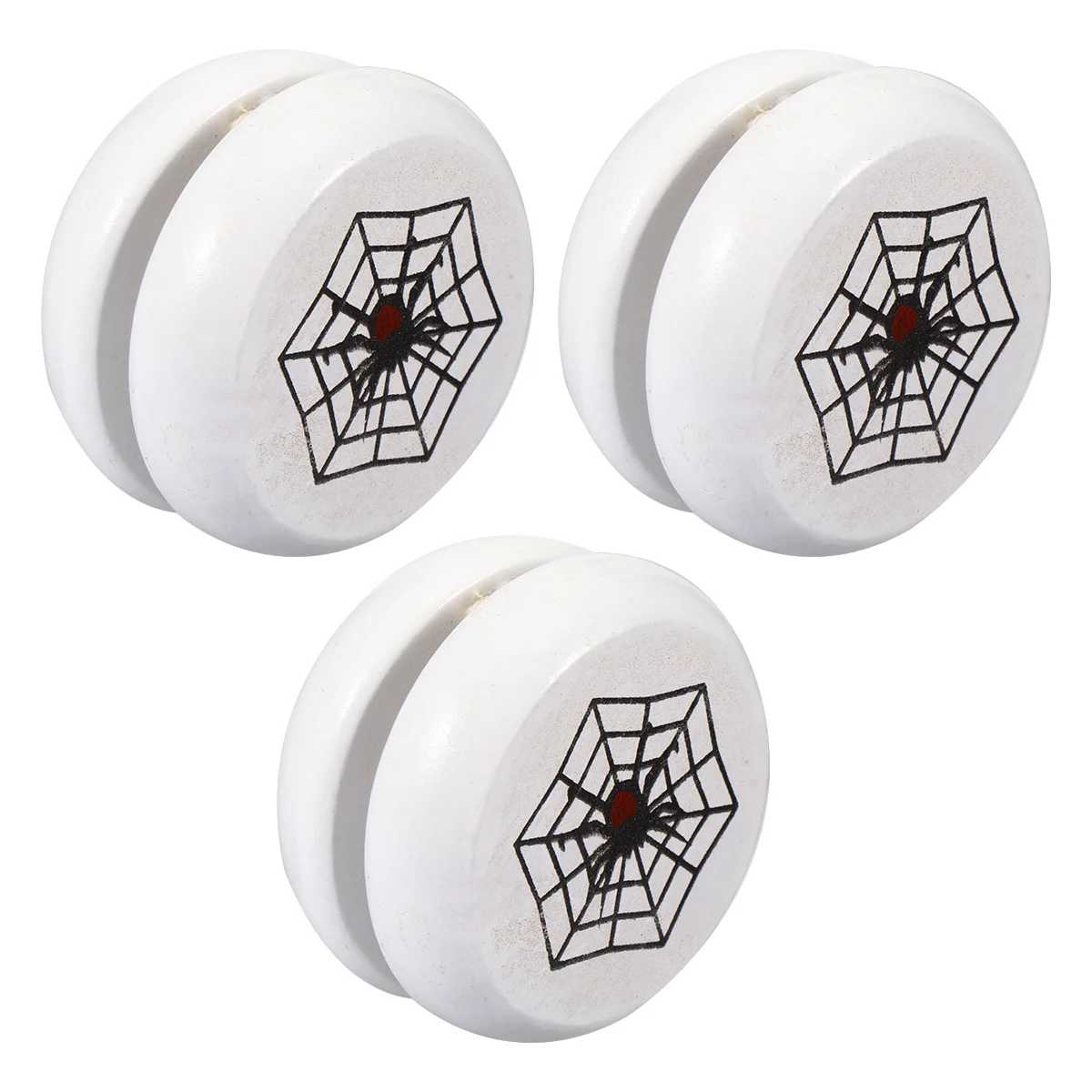 3 pezzi mini Yo-Yo in legno per bambini Coordinazione occhio-mano Formazione Yoyo portatile Palla divertente Gioco di apprendimento Set regalo di attività per bambini