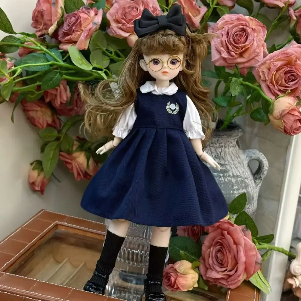 

1 Set 30cm 30cm Doll with Clothes Attractive Eyes with Wig Make Up Princess Dress Up Dolls Long Hair Ball Jointed
