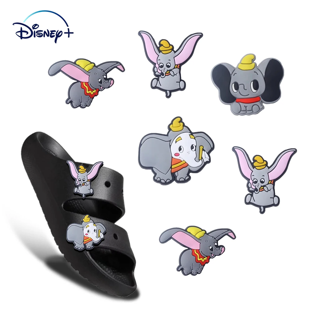 

4-80pcs Disney Dumbo Animal Shoe Charms DIY Craft Accessories Shoe Jibbitz-Type Charms for Crocs-style Kids Adult Xmas Gifts