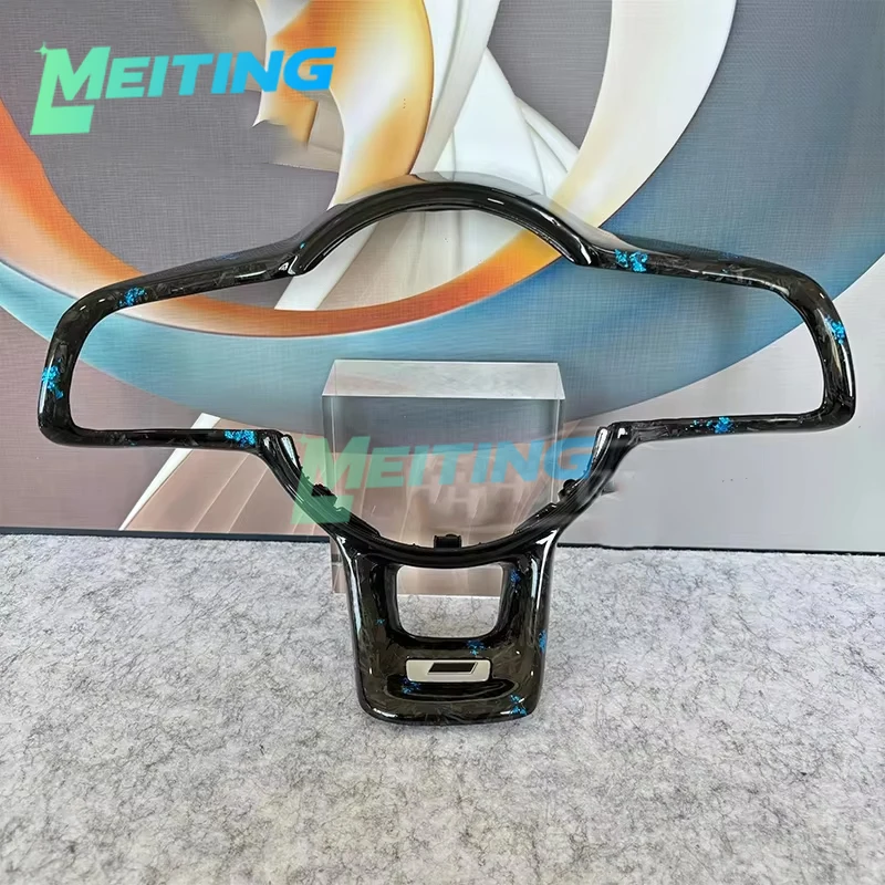 

Подходит для Volkswagen Golf 7, MK7 Tiguan, декоративная рама рулевого колеса из кованого углеродного волокна, автомобильные детали