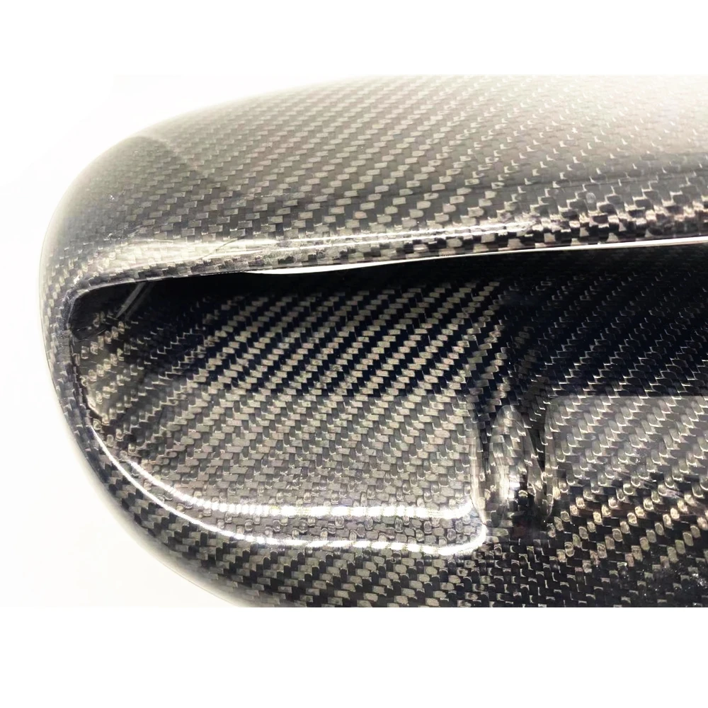 For Mini Cooper S R53 R50 2002-2006 2-Door Front Engine Air Vent Trim Cover Carbon Fiber Car Upper Hood Bonnet Scoop Outlet Cap