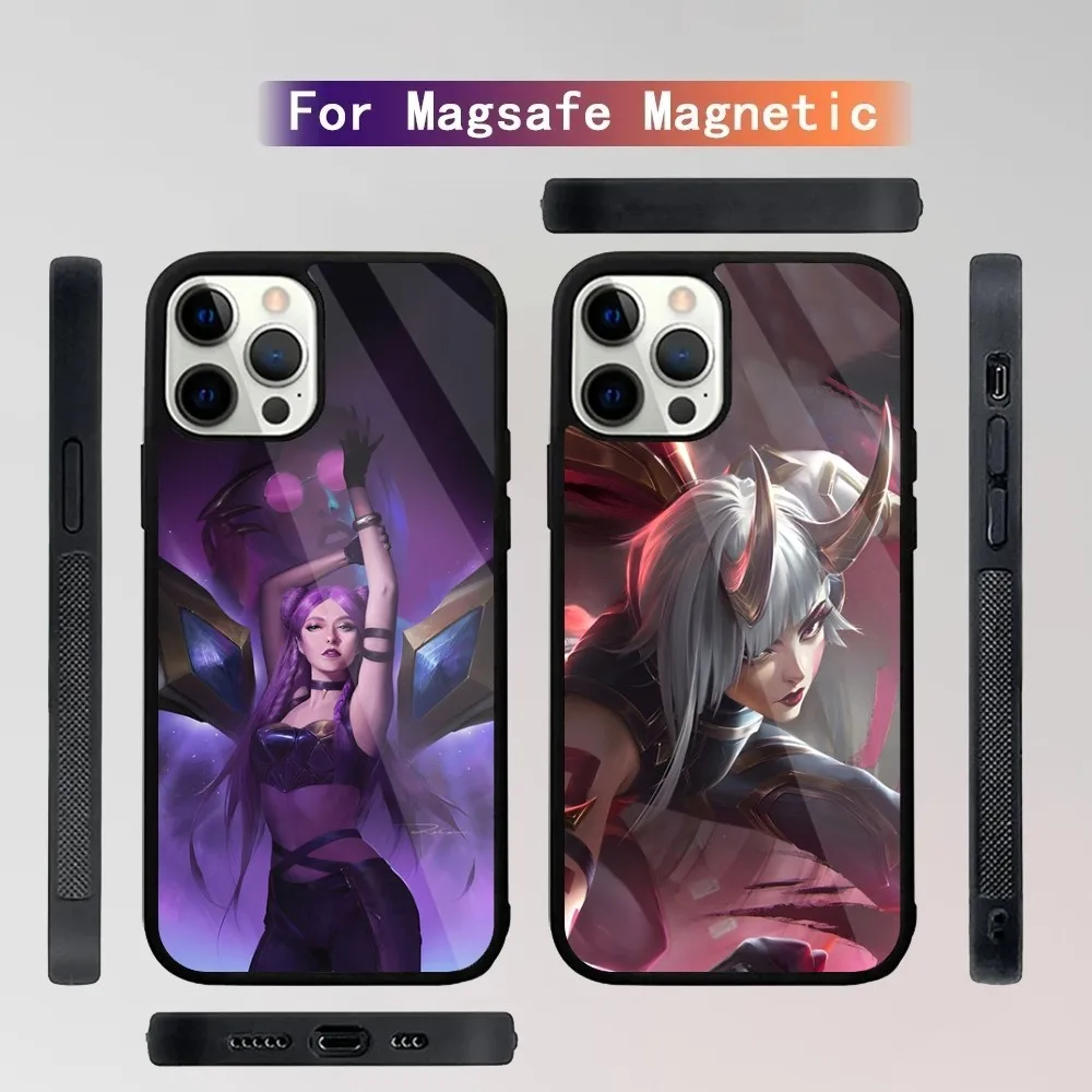 

Game Kaisa L-LeagueS of Legends Phone Case For iPhone 16,15,14,13,12,11,Plus,Pro,Max Mini Magsafe Magnetic Wireless Charging