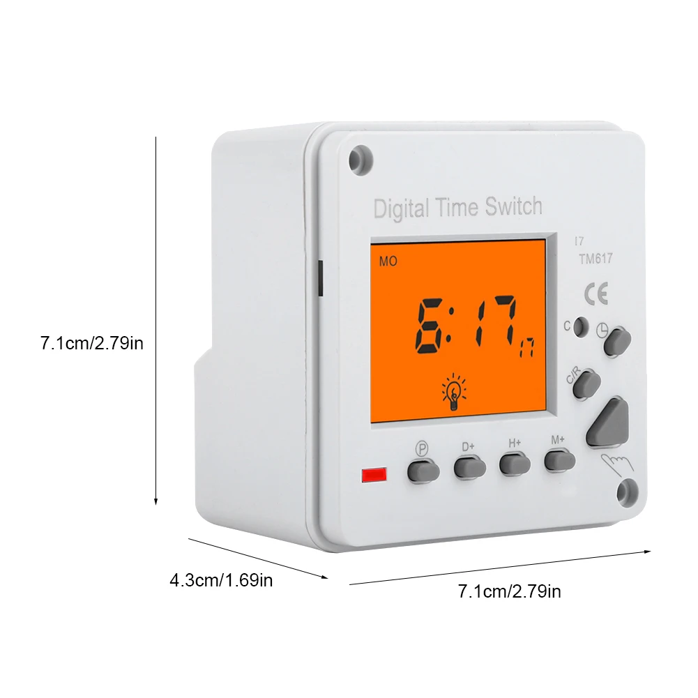 Digital Electric  Programmable Smart Control  Timer with Backlight Display Digital Timer Electric Timer Smart Timer