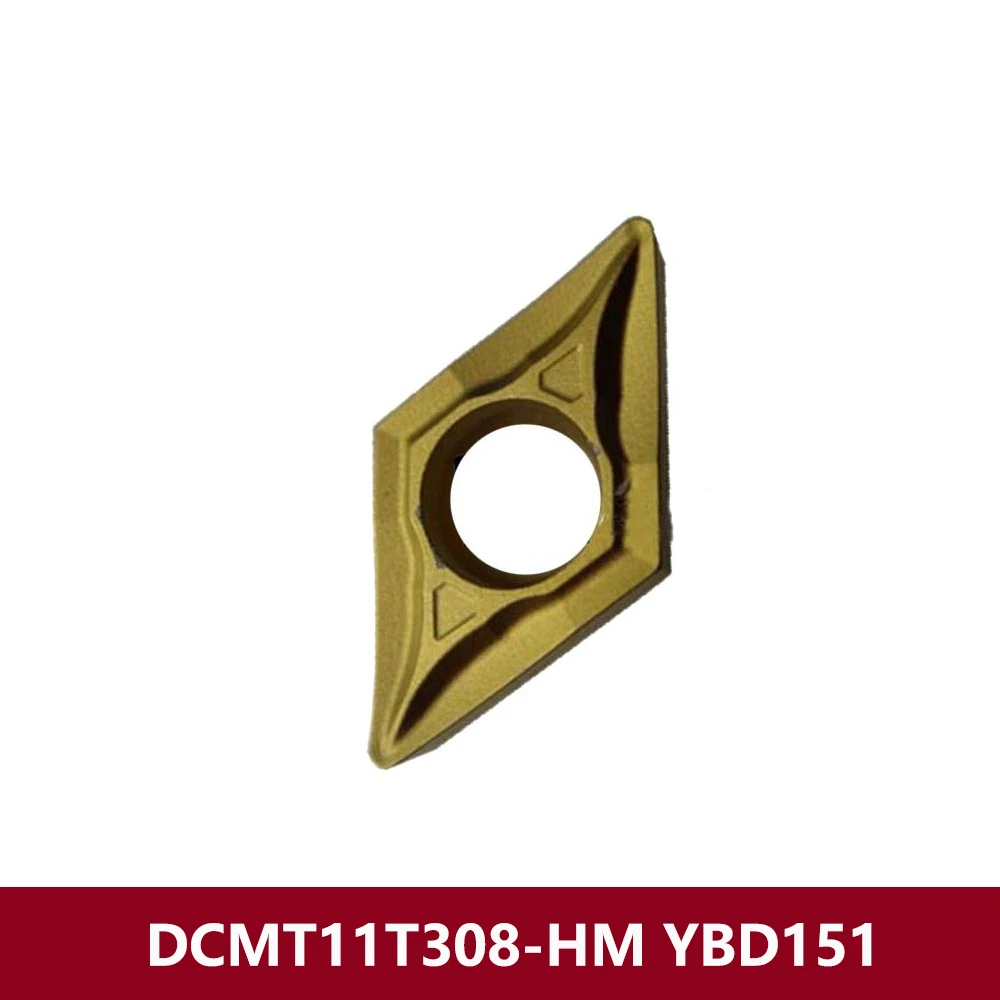 

DCMT3(2.5)2-HM Original DCMT11T308-HM YBD151 Carbide Inserts DCMT11T308 DCMT 11T308 HM CNC Lathe Cutter Tools DCMT11T3 Holder