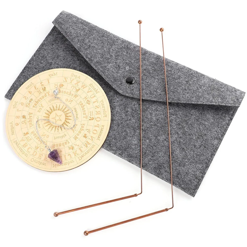 Hastes de radiestesia de cobre 99.9%, detector de metais, cobre puro, caça fantasma para caça, adivinhação, água, tesouro, busca de hastes de adivinhação