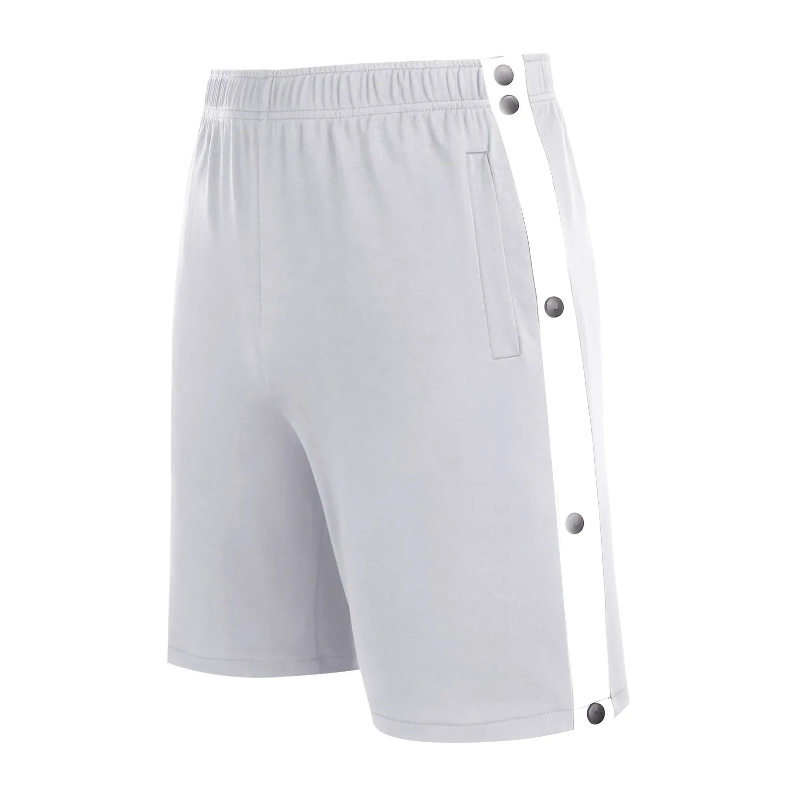 Men Side Full Breasted Shorts Spring Summer Trend All-Match Sports Basketball Loose Shorts Casual Elastic Waist Training Shorts