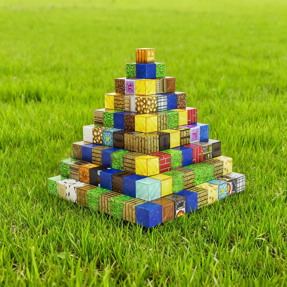 Zestaw magnetycznych klocków GIROMAG 200 elementów z małą zabawką, edukacyjne zabawki STEM dla dzieci w wieku 3-12 lat, kreatywne zabawy budowlane.