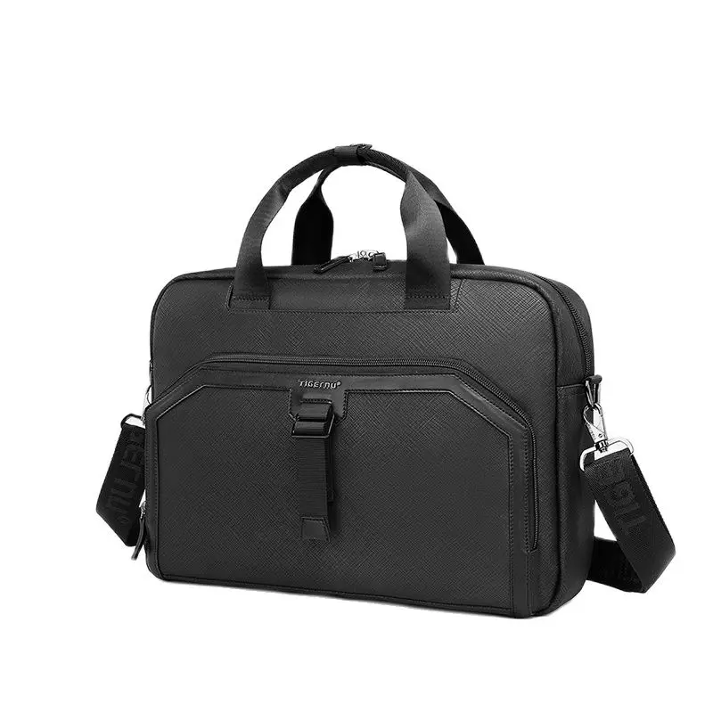 New Men's High-end Business Handbag 13.3-inch Fashionable And Simple Portable Briefcase Waterproof Boutique Laptop Case