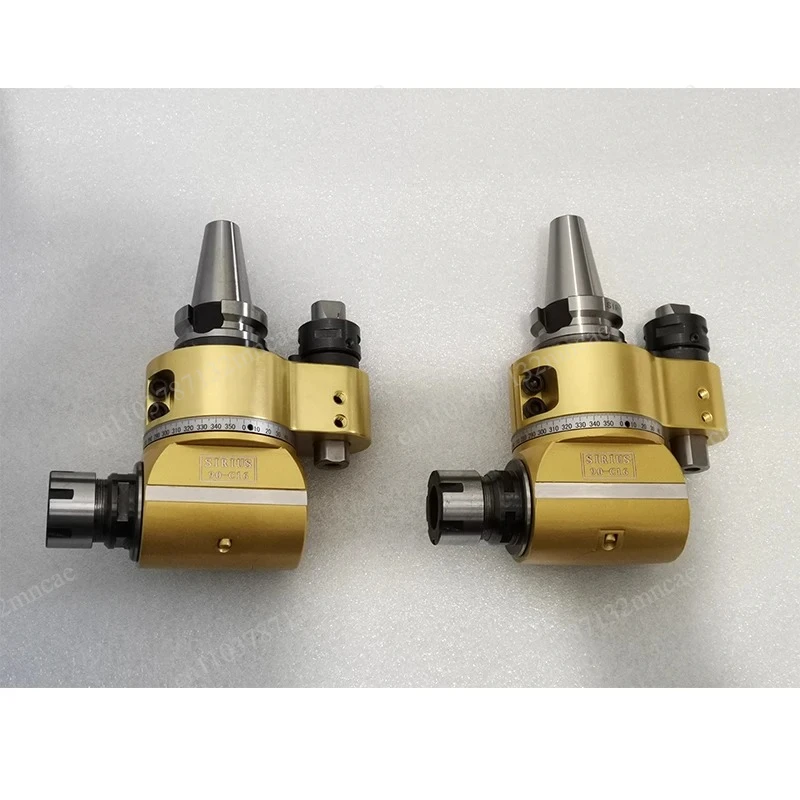 Side Hole Angle Head Tapping Milling Power Head BT30 Compact 90° Side Milling Head Machining Center Engraving Machine