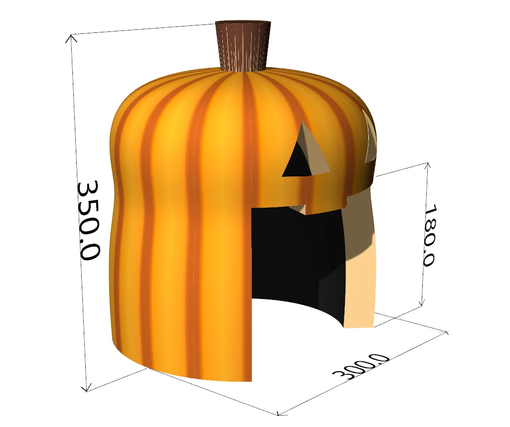 

Inflatable Pumpkin Balloon Advertising Tent For Halloween Decorations
