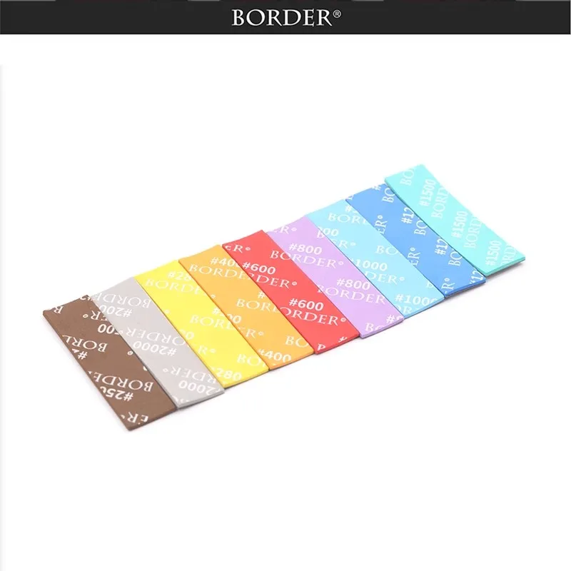 BORDER Flexible EVA Memory Sponge Sandpaper 18pcs/Box Free Bending Wet and Dry For Gundam Military Model Making Hobby  DIY Tool