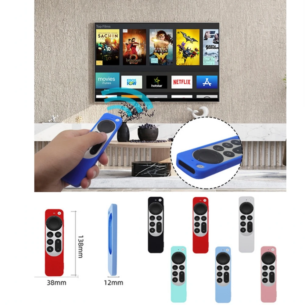 For Apple TV 2021 Remote Control Cover For 6th Generation for Apple Smart Remote Control Silicone Cover