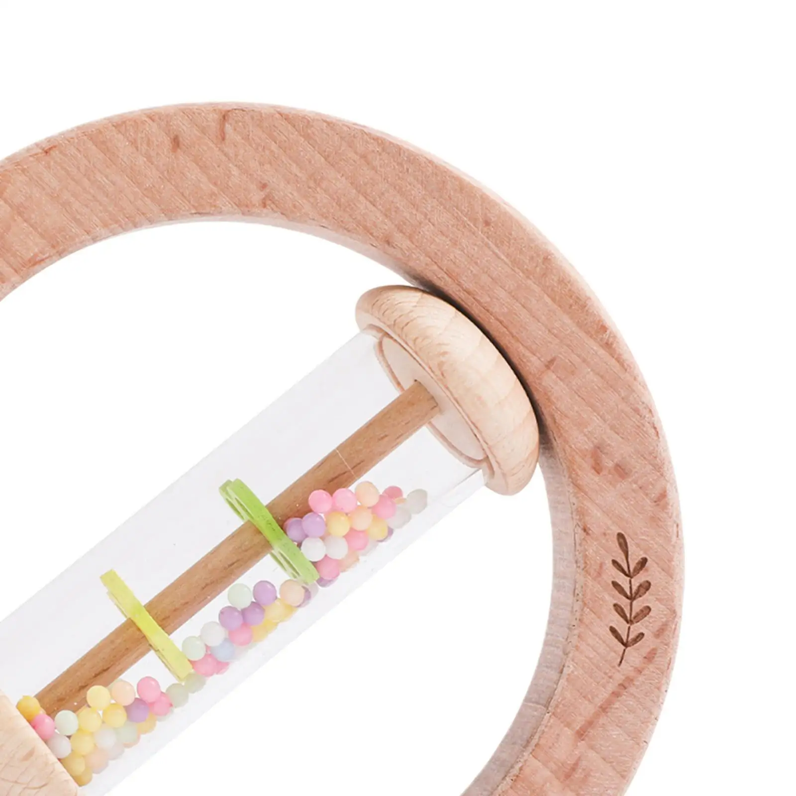 خشخيشة خشبية للأطفال لعبة الآلات الموسيقية التنوير قوي التسنين عصا للأطفال الصغار 1 سنة بنين بنات الرضع هدية #5