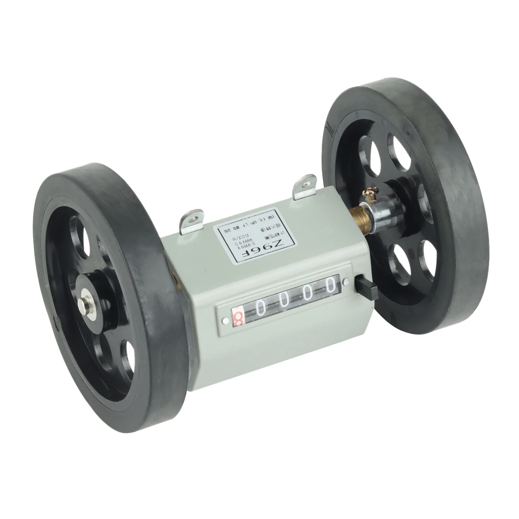 Z96-F Mechanical Length Distance Meter Counter Double Rolling Wheel Mechanical Length 1-99999